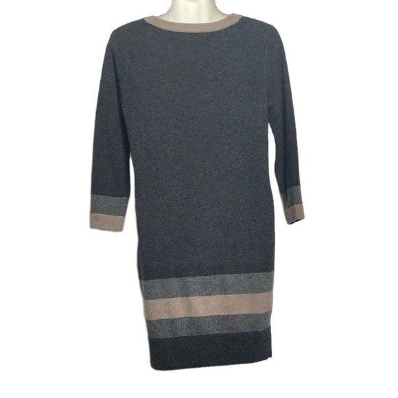 Rag & Bone Fulton Sweater Dress Soft Merino Wool Color Block Small - Picture 4 of 8